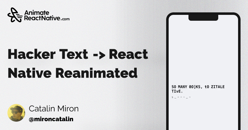 react-native-animations-hacker-text-react-native-reanimated